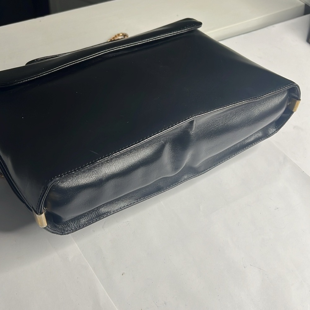 Christian Dior Black Leather Vintage Handbag Crossbody Bag - Picture 9 of 16
